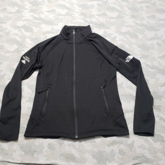 Tops - The North Face Sweatshirt Womens Medium Black Full Zip Long Sleeve Branded